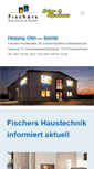 Mobile Screenshot of fischers-haustechnik.de