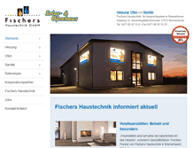 Tablet Screenshot of fischers-haustechnik.de